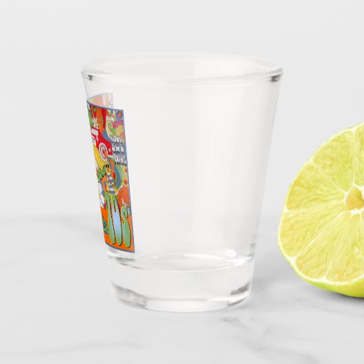 Dieses 70er Schuss-Glas Schnapsglas (Rechts)