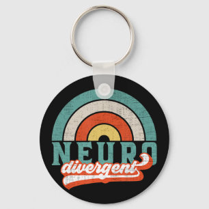 Dieses abgenutzte Vintage-70er-Retro-Design ist fü Schlüsselanhänger
