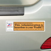 Dieses Admi ist Gefahr zu Reichtum Y Autoaufkleber (Auf Auto)