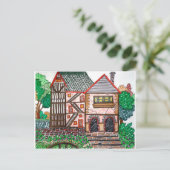DIESES ALTE HAUS POSTKARTE (Stehend Vorderseite)