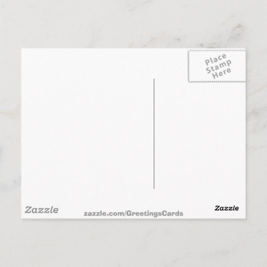 Dieses alte Kaninchen von mir Postkarte (Rückseite)