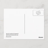 Dieses Auge hat es Postkarte (Rückseite)