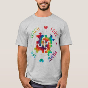 Dieses Autismus-Bewusstsein-Design zeichnet sich d T-Shirt