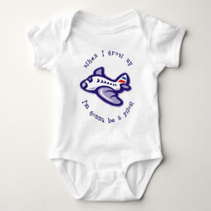Dieses Baby ist ein zukünftiger Pilot, will, um Strampler