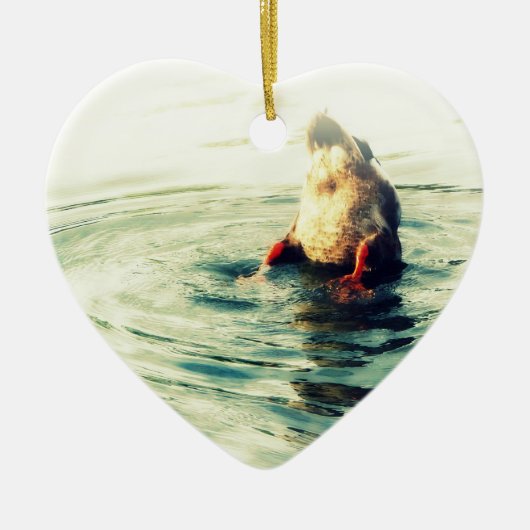 Dieses beenden Sie oben! Ducken Sie Hintern Keramikornament (Vorne)