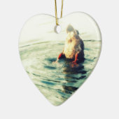 Dieses beenden Sie oben! Ducken Sie Hintern Keramikornament (Links)