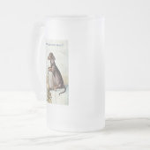 Dieses Bier gehört meinem Meister! Mattglas Bierglas (Vorderseite Links)