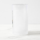 Dieses Bier gehört meinem Meister! Mattglas Bierglas (Mittel)