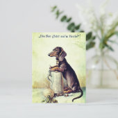 Dieses Bier gehört meinem Meister! Postkarte (Stehend Vorderseite)