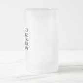 Dieses Bier schmeckt Gleiches Mattglas Bierglas (Mittel)