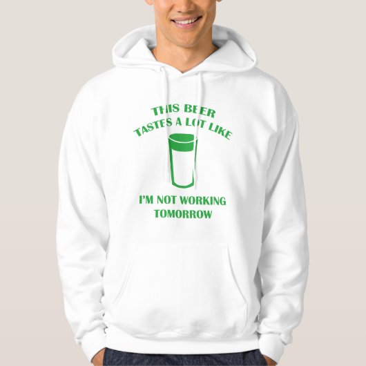 Dieses Bier schmeckt sehr gut Hoodie (Vorderseite)
