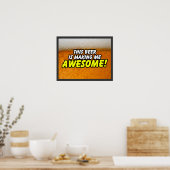 Dieses Bierposter $ 18,95 Poster (Küche)