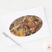 Dieses Bild kann von der Jägerwaldgemäldemalerei a Ovaler Aufkleber (Umschlag)