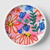 Dieses blumensommerliche Kinda-Gefühl Uhr (Vorderseite)