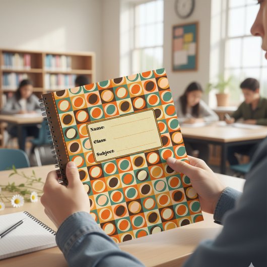 Dieses boho inspiriert Uni herrschte über Komposit Notizblock