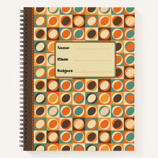 Dieses boho inspiriert Uni herrschte über Komposit Notizblock (Vorderseite)