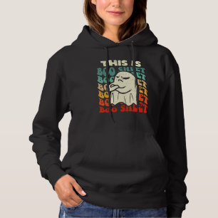 Dieses Boo-Blatt-Geist Retro-Halloween-Kostüm für  Hoodie