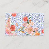 Dieses Brautparty mit mehr Blumen ist ein Rezept Begleitkarte (Rückseite)