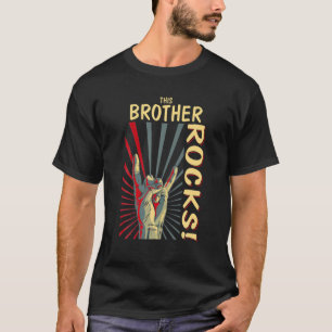 Dieses Brother Rocks Vintag Retro-Konzert 70er 80e T-Shirt