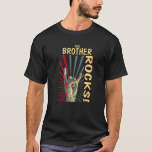 Dieses Brother Rocks Vintag Retro-Konzert 70er 80e T-Shirt