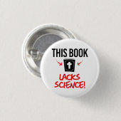 Dieses Buch fehlt es an Wissenschaft Button (Vorne & Hinten)