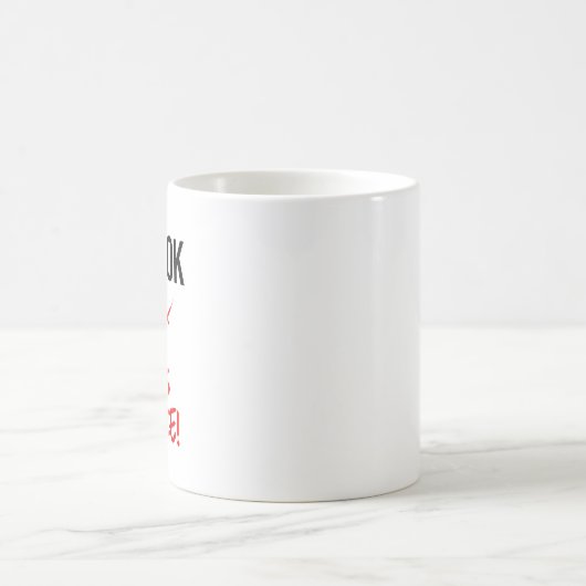 Dieses Buch fehlt es an Wissenschaft Kaffeetasse (Mittel)