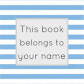 Dieses Buch gehört Aufkleber (Vorderseite)