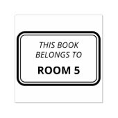 Dieses Buch gehört | Bucheigentümerkennzeichnung Permastempel (Design)