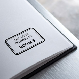 Dieses Buch gehört Bucheigentümerkennzeichnung Permastempel