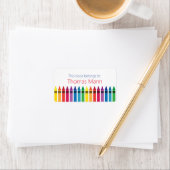 Dieses Buch gehört... Crayon Labels anpassen Adressaufkleber (Insitu)