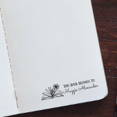 Dieses Buch gehört dazu, Buchzeichen zu benennen Permastempel