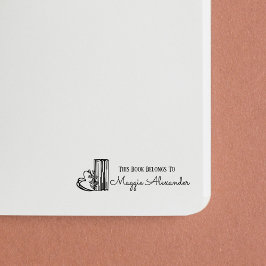 Dieses Buch gehört dazu, Buchzeichen zu benennen Permastempel