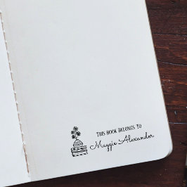 Dieses Buch gehört dazu, Buchzeichen zu benennen Permastempel