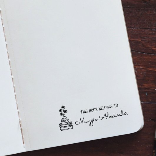 Dieses Buch gehört dazu, Buchzeichen zu benennen Permastempel