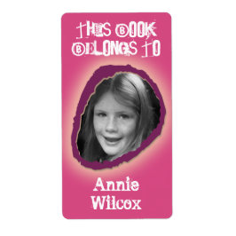 Dieses Buch gehört dem Individuelle Name Girl