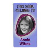 Dieses Buch gehört dem Individuelle Name Jungen (Vorne)