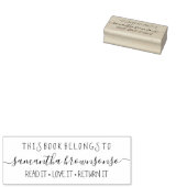 Dieses Buch gehört dem Lehrer Gummistempel (Stempel)