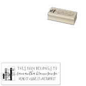 Dieses Buch gehört dem Lehrergeschäft Gummistempel (Stempel)