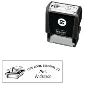 Dieses Buch gehört dem Namen des Lehrers Permastempel (Beispiel)