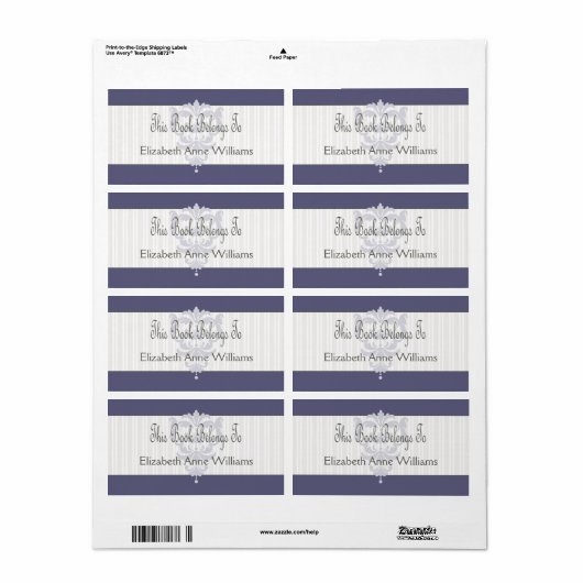 Dieses Buch gehört einer Vorlage an (Vorne)