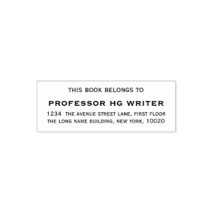 Dieses Buch gehört Einfach Permastempel