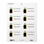 Dieses Buch gehört:-Frog/Personalize Name (Vorne)