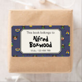 Dieses Buch gehört Individuelle Name Cartoon Peopl (Insitu)