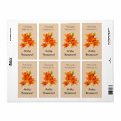 Dieses Buch gehört Individuelle Name Orange Lilies (Vorne)