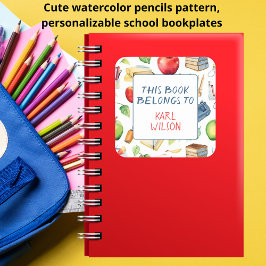 Dieses Buch gehört mir zurück zu den Buchzeichen d Quadratischer Aufkleber