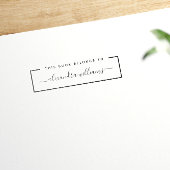 Dieses Buch gehört | Modernes Buchzeichen Permastempel