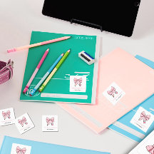 Dieses Buch gehört Pink Cute School Pencil Bow