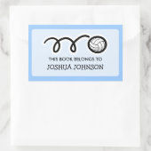 Dieses Buch gehört zu den Etikettenaufklebern | Vo Rechteckiger Aufkleber (Tasche)