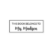 Dieses Buch gehört zu der Briefmarke für Lehrer Permastempel (Design)