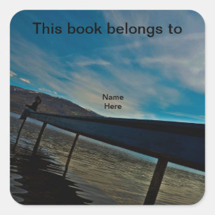 Dieses Buch gehört zu, Dock Buchzeichen Aufkleber
